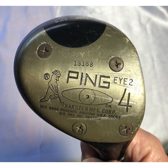 Ping Eye 2 Golf Driver Wood # 4 Black Laminated - Picture 1 of 9